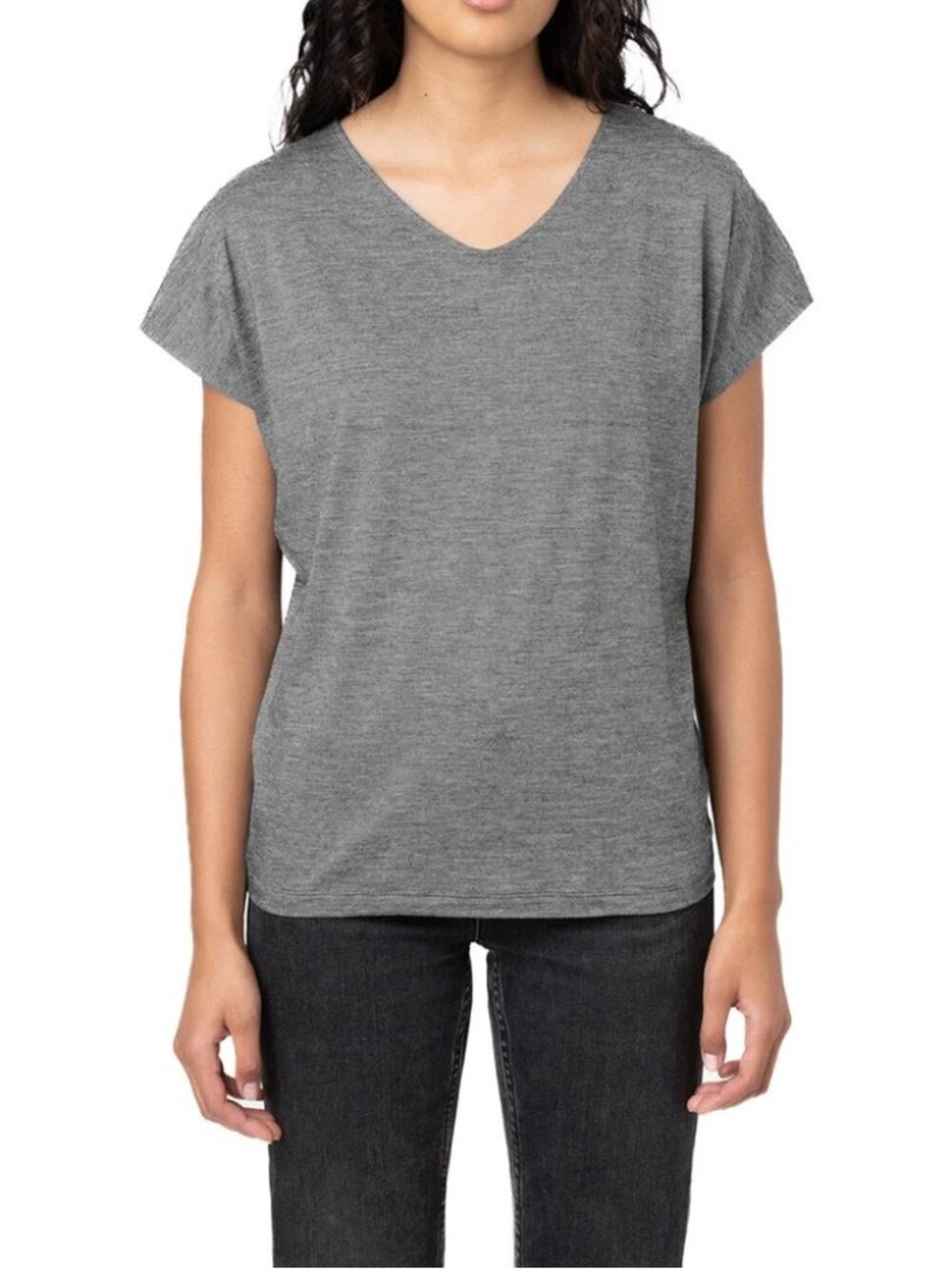 Cloudveil NWT Woolrich Blend Merino Wool/Tencel Short Sleeve Top